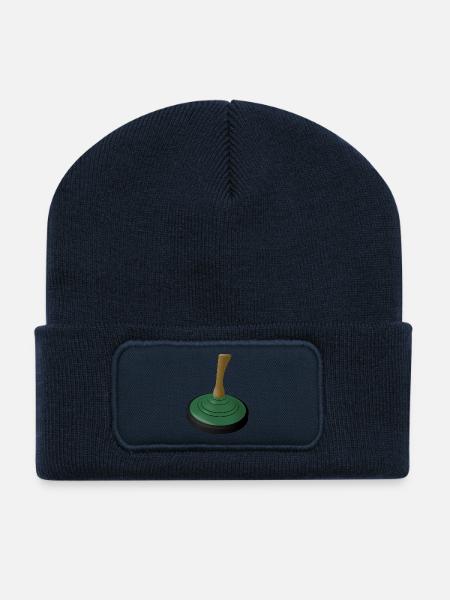 2025-EISSTOCK-grun - Recycled Patch Beanie - french navy