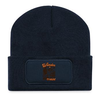 Wander Woman - Recycelte Patch Beanie - French Navy - Vorne