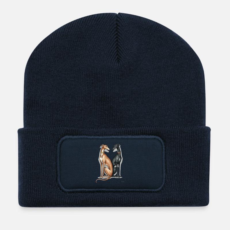Two Galgos - Recycled Patch Beanie - french navy