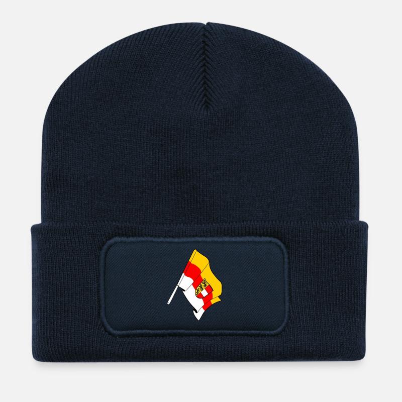 Kärnten-Flagge - Recycelte Patch Beanie - French Navy