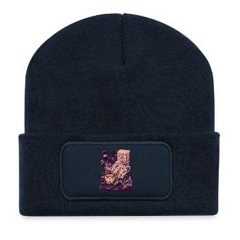 TASSE VON HALT DIE FRESSE - Recycelte Patch Beanie - French Navy - Vorne