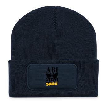 ABInator 2026 - Beanie recyclé à patch - bleu marine - Devant