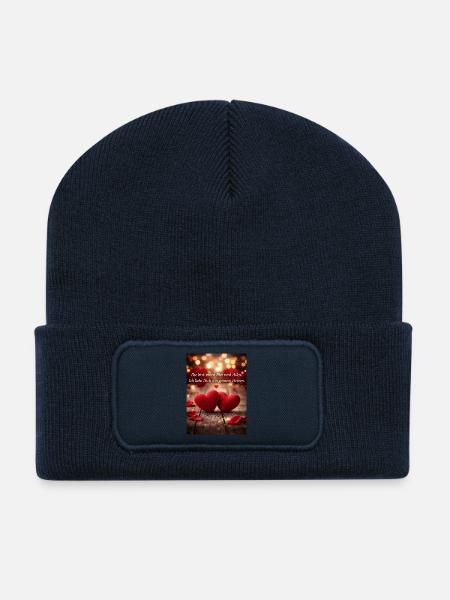 My One and All Heart of Love - Recycled Patch Beanie - french navy