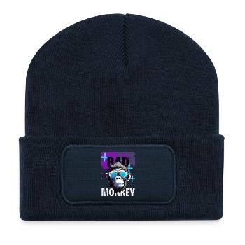 Bad Monkey Neon Sonnenbrille - Recycelte Patch Beanie - French Navy - Vorne