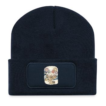 Malte Pyro Pyro Fireworks Kawaii - Beanie recyclé à patch - bleu marine - Devant