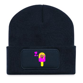 Eis Eiscreme - Recycled Patch Beanie - french navy - Front