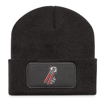 Pipe Wrench Tool Craftsman Design - Recycled Patch Beanie - dark grey - Front