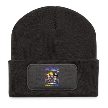 Rap Battle Microphone Battle - Recycled Patch Beanie - dark grey - Front