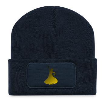 Tanzen - Recycelte Patch Beanie - French Navy - Vorne