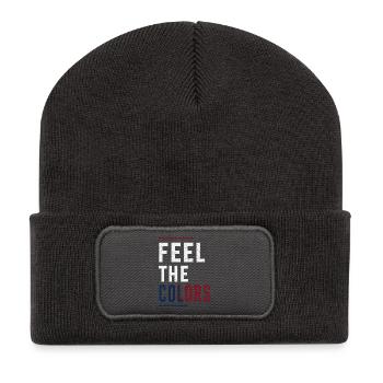 Ressentir les couleurs | Culture de la rue - Beanie recyclé à patch - charbon - Devant