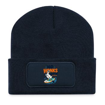 Backprint | SUP Paddleboard Board Stand Up Paddle - Recycled Patch Beanie - french navy - Front