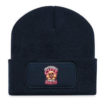 Pudel - Recycelte Patch Beanie - French Navy - Vorne