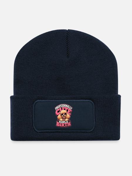 Pudel - Recycelte Patch Beanie - French Navy