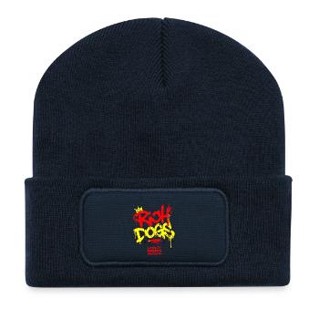 Rich Dogs Graffiti Crown - Recycled Patch Beanie - french navy - Front
