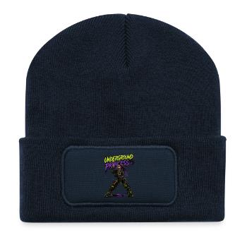Princesse Underground Neon Punk - Beanie recyclé à patch - bleu marine - Devant