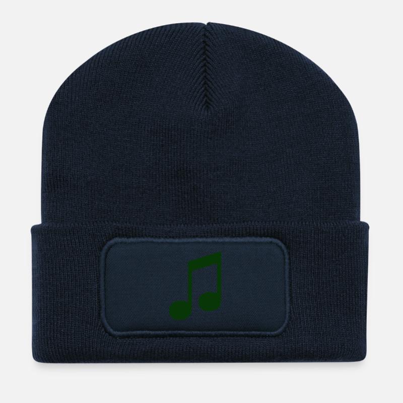 Note - Recycelte Patch Beanie - French Navy