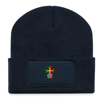Portugal no meu coraçao - Beanie recyclé à patch - bleu marine - Devant