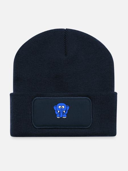 Elephant Elephant Circus - Recycled Patch Beanie - french navy