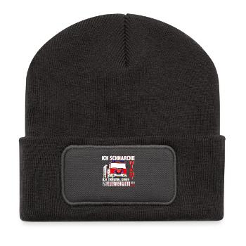 Feuerwehr - Ich schnarche nicht.. - T-Shirt - Recycelte Patch Beanie - Dunkelgrau - Vorne