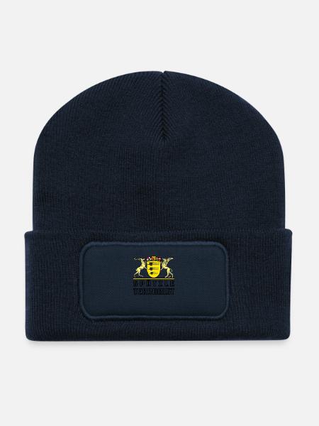 SPÄTZLE TERRORIST - Württemberg - Recycelte Patch Beanie - French Navy