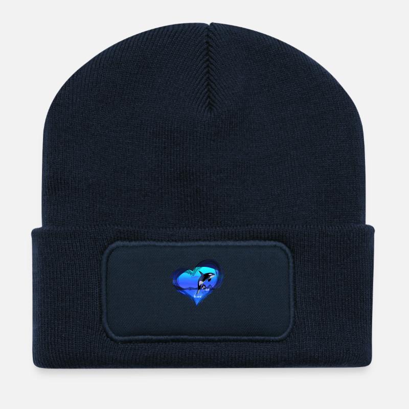 Orca - Recycled Patch Beanie - french navy