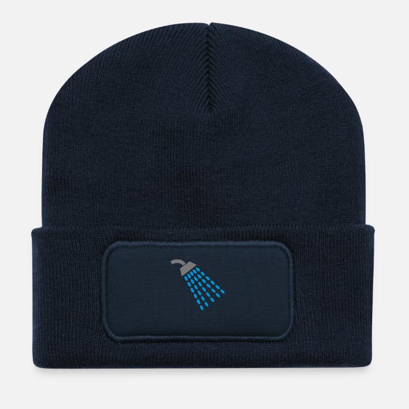 35_sign - Recycled Patch Beanie - french navy