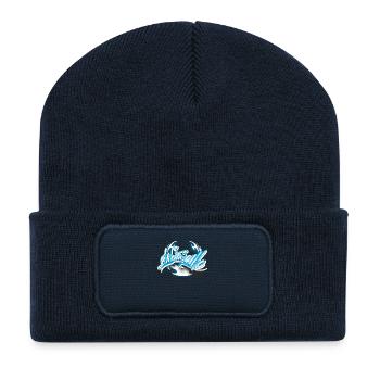 Marseille Tattoo - Recycelte Patch Beanie - French Navy - Vorne