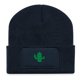 Kaktus_cc21 - Recycelte Patch Beanie - French Navy - Vorne
