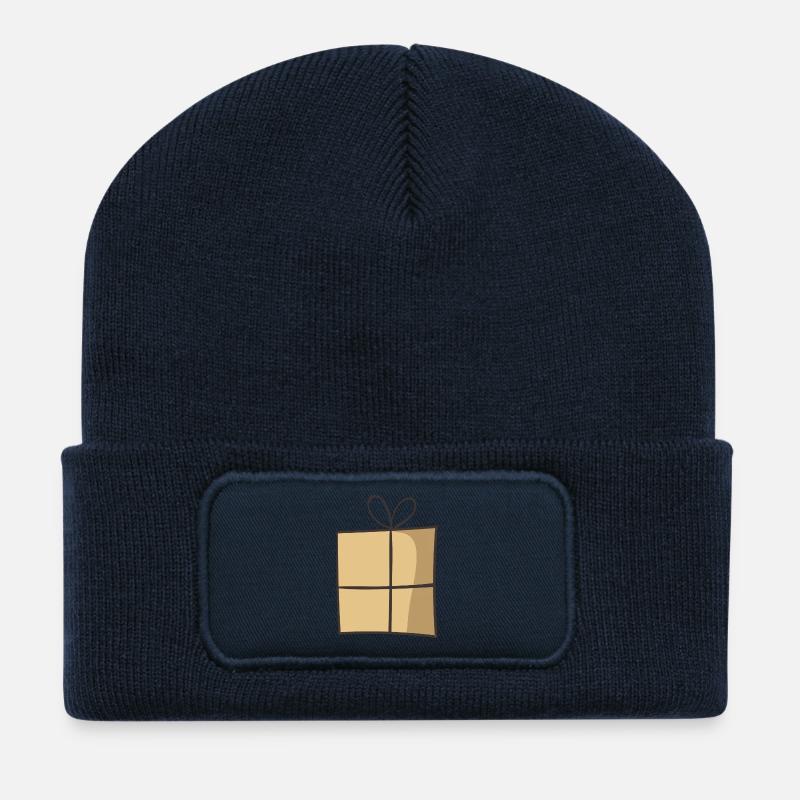 present 3 - Recycelte Patch Beanie - French Navy