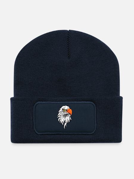 Eagle comic - Recycled Patch Beanie - french navy