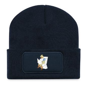 bath bath bathtub bathtub shower shower102 - Recycled Patch Beanie - french navy - Front