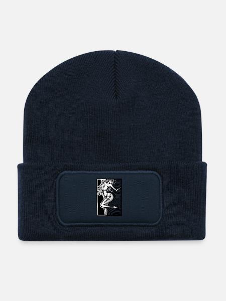 hypnotic love - Recycelte Patch Beanie - French Navy