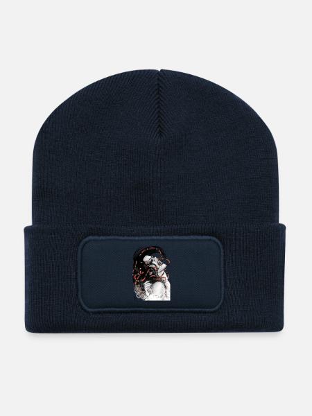 jellyfish - Recycled Patch Beanie - french navy