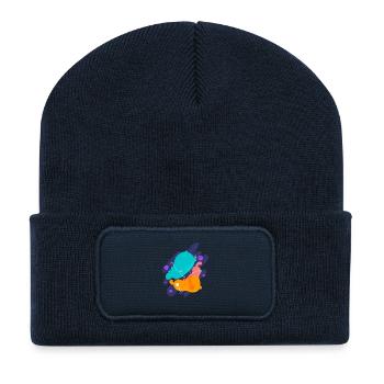 Kitty's universe - Recycled Patch Beanie - french navy - Front