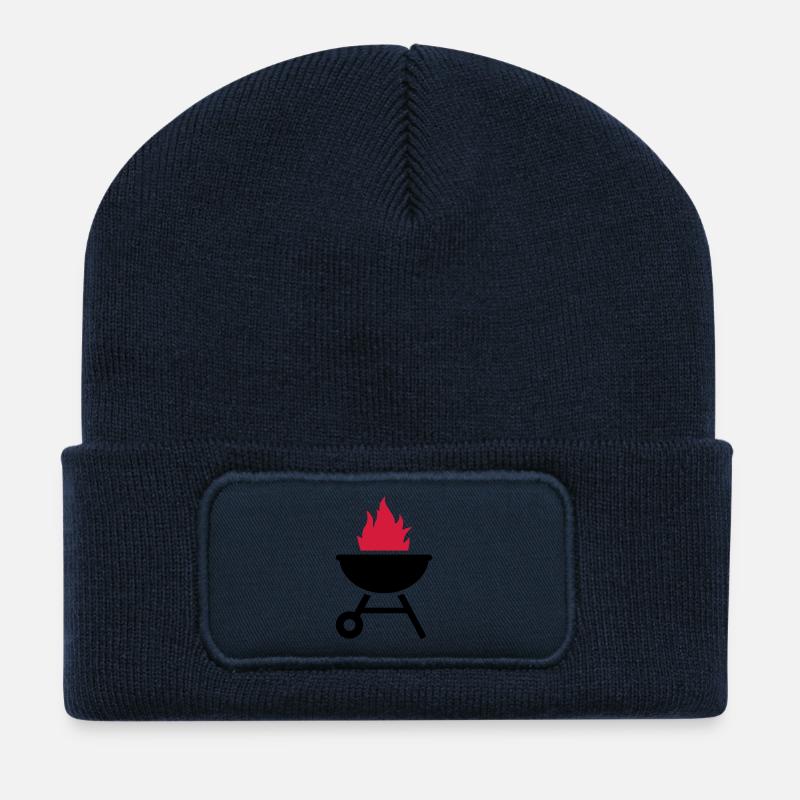 Grill - Recycelte Patch Beanie - French Navy