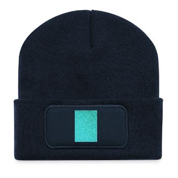 Meer - Recycelte Patch Beanie - French Navy - Vorne
