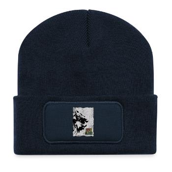 Reggae Zion Train Löwe - Recycelte Patch Beanie - French Navy - Vorne