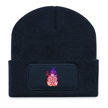 Segler Usedom T-Shirt – Ostsee Streetwear Design - Beanie recyclé à patch - bleu marine - Devant