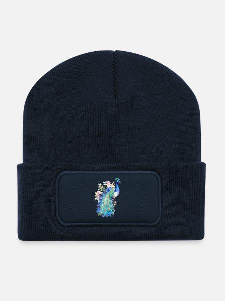 Pfau - Recycelte Patch Beanie - French Navy