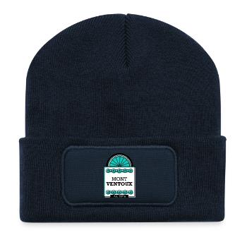J'peux pas, j'ai Mont Ventoux - Beanie recyclé à patch - bleu marine - Devant