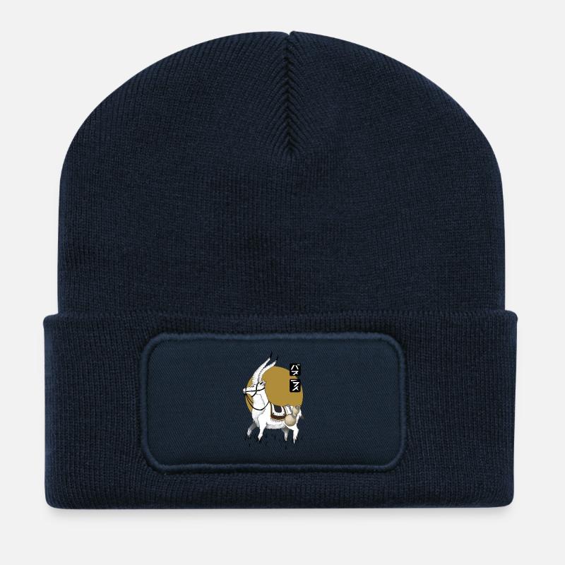 Jakul - Recycelte Patch Beanie - French Navy