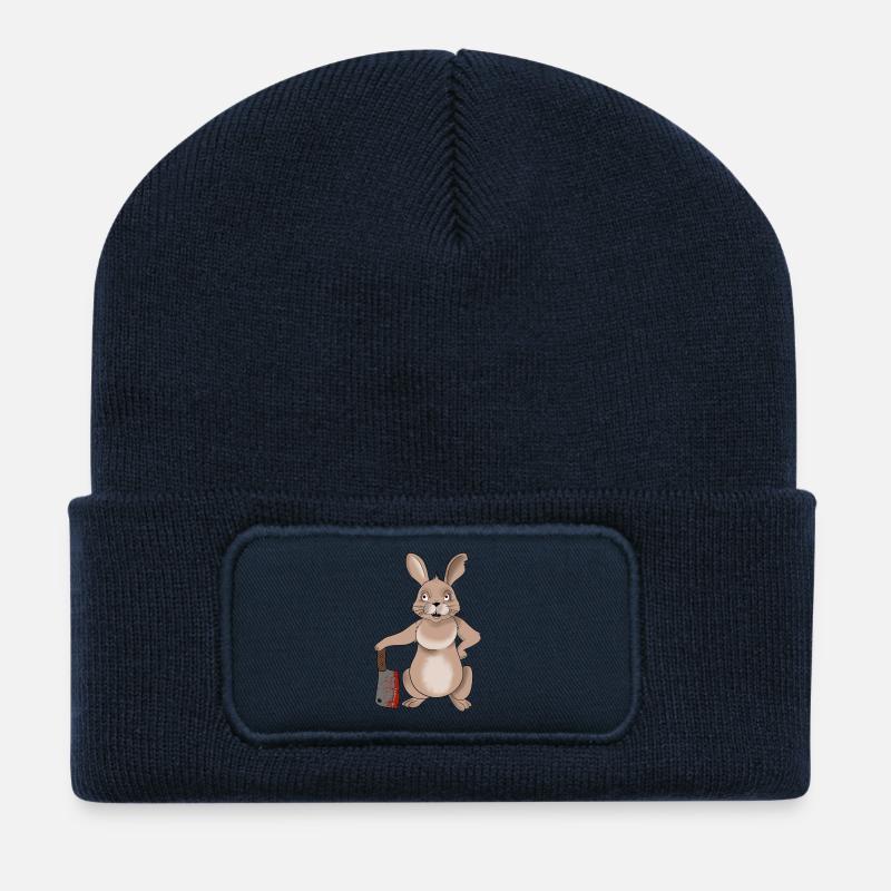 KillerHase - Recycelte Patch Beanie - French Navy