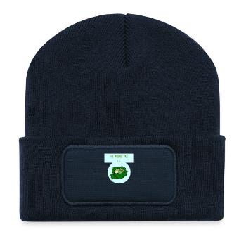 Don't take the cabbage - Recycled Patch Beanie - french navy - Front