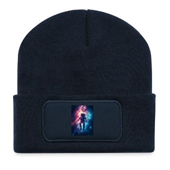 Astronaut 2 - Recycelte Patch Beanie - French Navy - Vorne