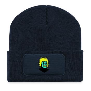 Skullman with a cool hairstyle - Recycled Patch Beanie - french navy - Front