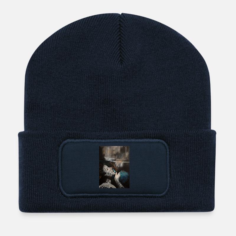 Verführung - Recycelte Patch Beanie - French Navy