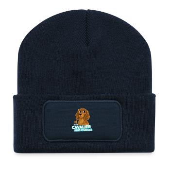 TEAM Cavalier King Charles - Fire - Recycled Patch Beanie - french navy - Front