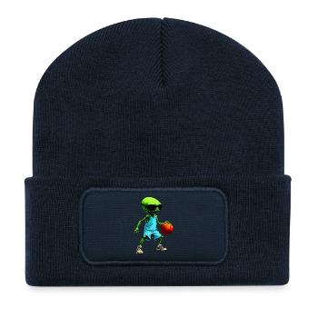 Aliens Basketball - Recycelte Patch Beanie - French Navy - Vorne