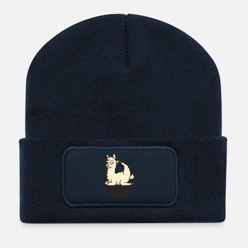 Lama Yoga - Recycelte Patch Beanie - French Navy