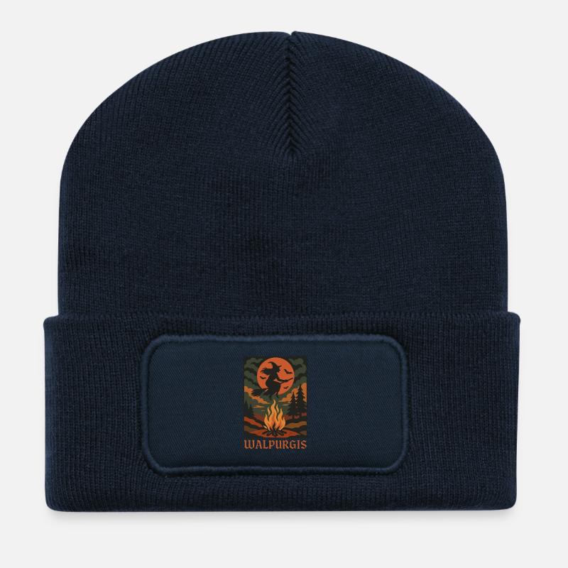 Walpurgisnacht - Recycelte Patch Beanie - French Navy